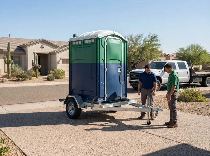 Trailer-Mounted Portable Toilets in Goodyear, AZ